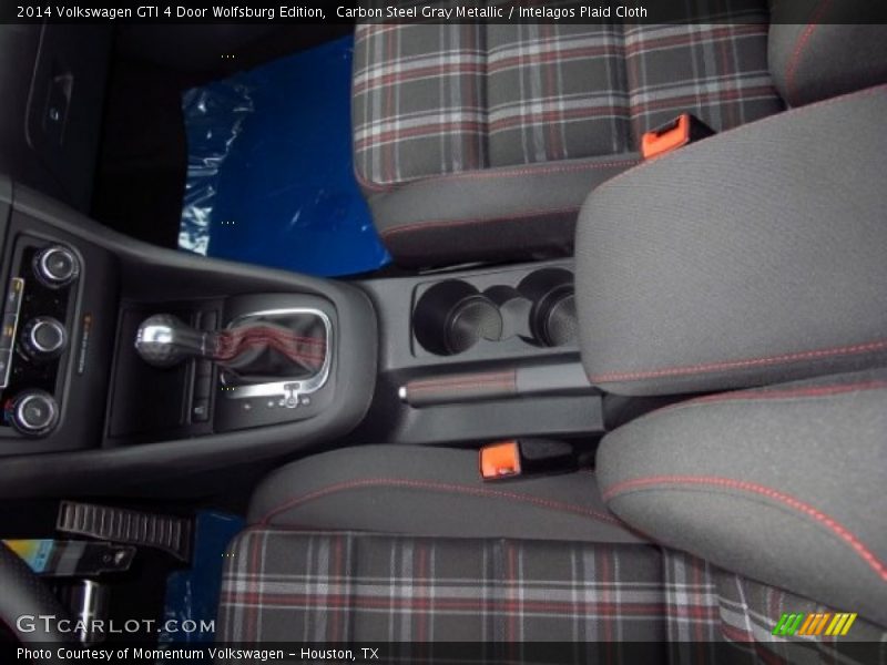 Carbon Steel Gray Metallic / Intelagos Plaid Cloth 2014 Volkswagen GTI 4 Door Wolfsburg Edition