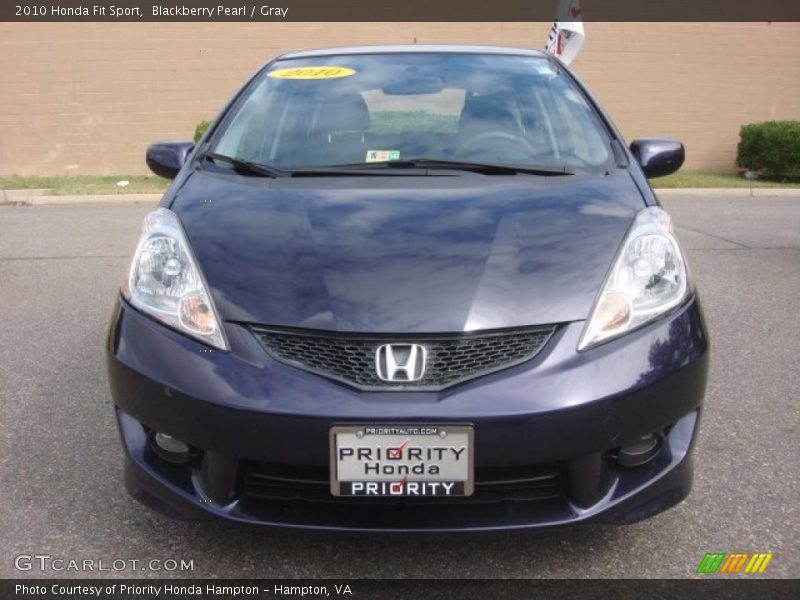 Blackberry Pearl / Gray 2010 Honda Fit Sport