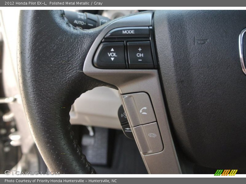 Polished Metal Metallic / Gray 2012 Honda Pilot EX-L