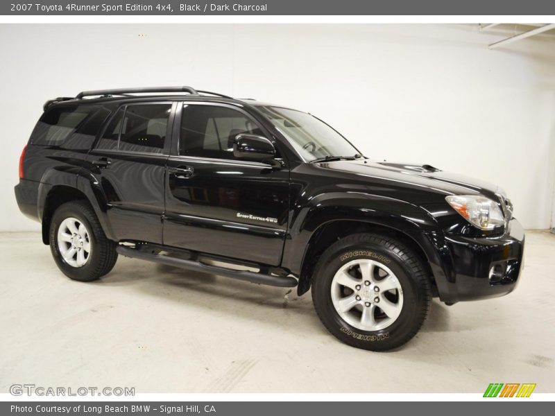 Black / Dark Charcoal 2007 Toyota 4Runner Sport Edition 4x4