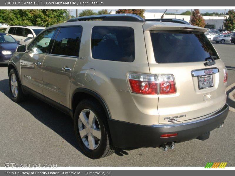 Gold Mist Metallic / Light Titanium 2008 GMC Acadia SLT