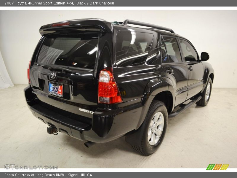 Black / Dark Charcoal 2007 Toyota 4Runner Sport Edition 4x4