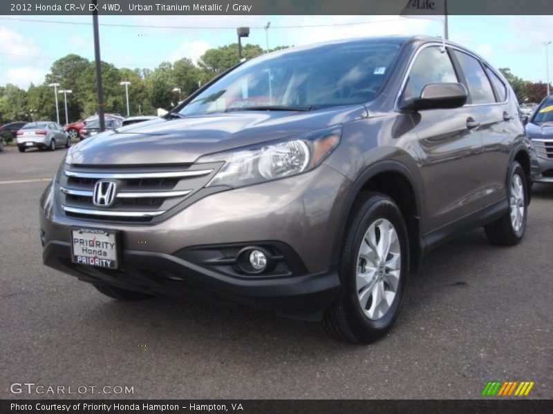 Urban Titanium Metallic / Gray 2012 Honda CR-V EX 4WD