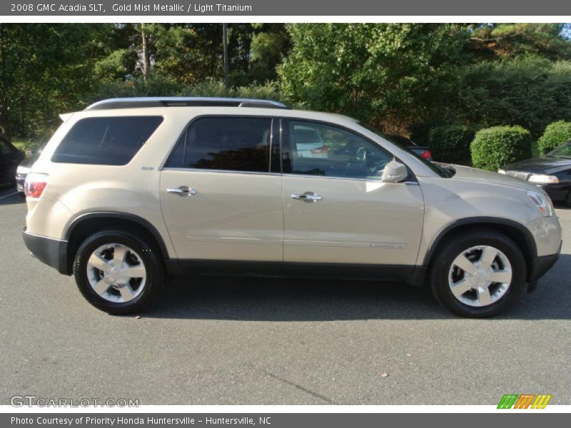 Gold Mist Metallic / Light Titanium 2008 GMC Acadia SLT