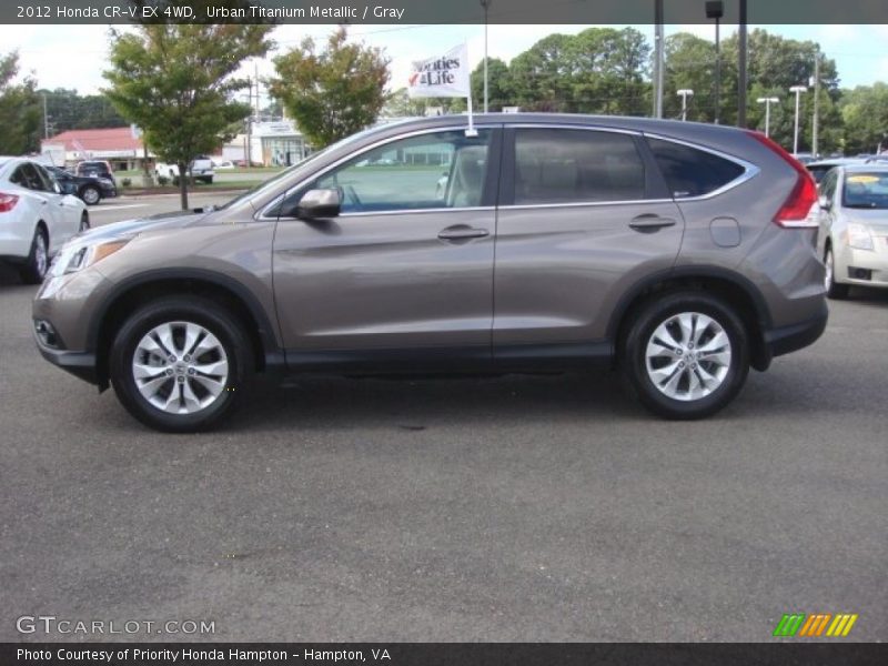Urban Titanium Metallic / Gray 2012 Honda CR-V EX 4WD