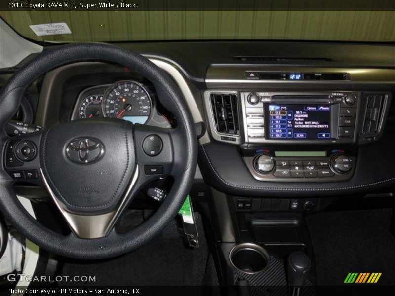 Super White / Black 2013 Toyota RAV4 XLE