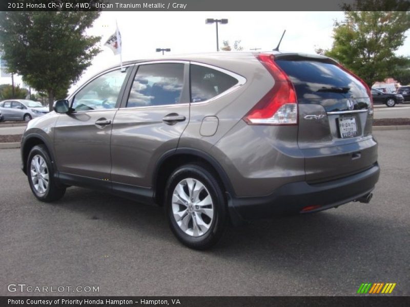 Urban Titanium Metallic / Gray 2012 Honda CR-V EX 4WD