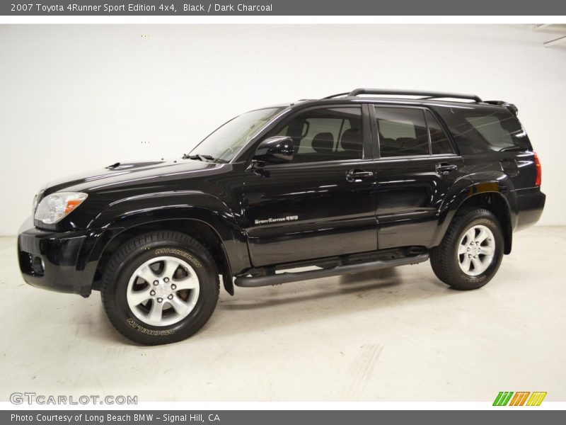 Black / Dark Charcoal 2007 Toyota 4Runner Sport Edition 4x4