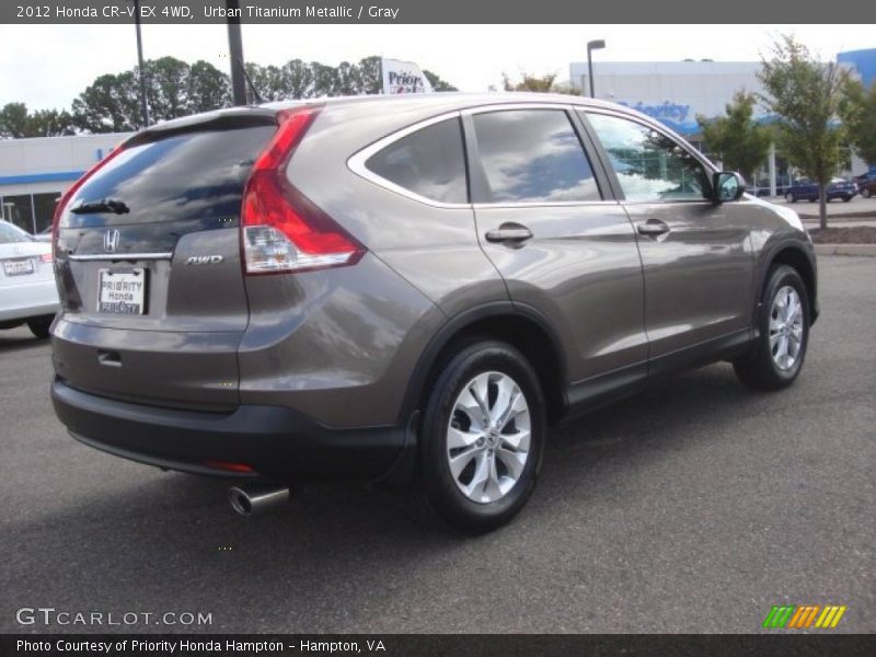 Urban Titanium Metallic / Gray 2012 Honda CR-V EX 4WD