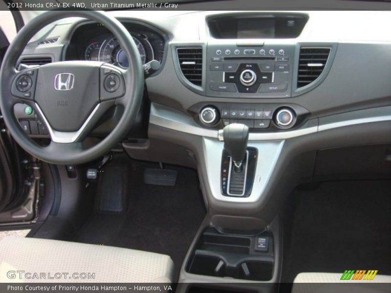 Urban Titanium Metallic / Gray 2012 Honda CR-V EX 4WD