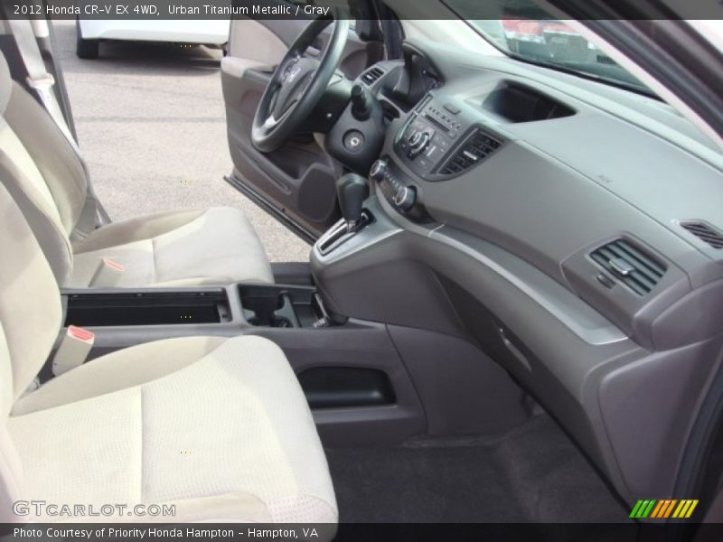 Urban Titanium Metallic / Gray 2012 Honda CR-V EX 4WD