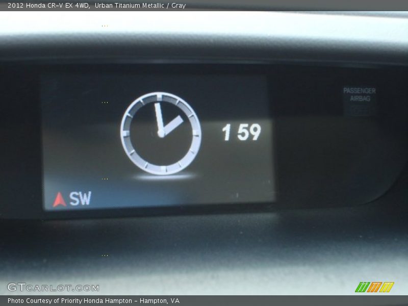 Urban Titanium Metallic / Gray 2012 Honda CR-V EX 4WD