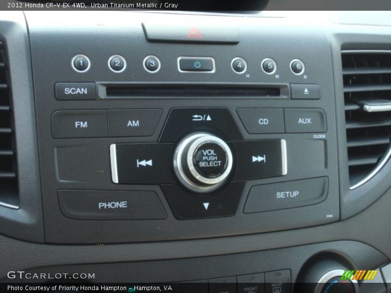 Urban Titanium Metallic / Gray 2012 Honda CR-V EX 4WD