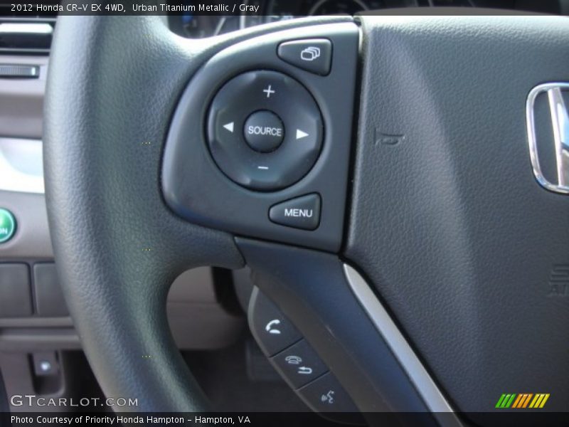 Urban Titanium Metallic / Gray 2012 Honda CR-V EX 4WD