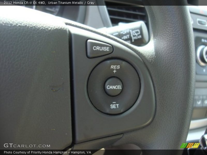 Urban Titanium Metallic / Gray 2012 Honda CR-V EX 4WD