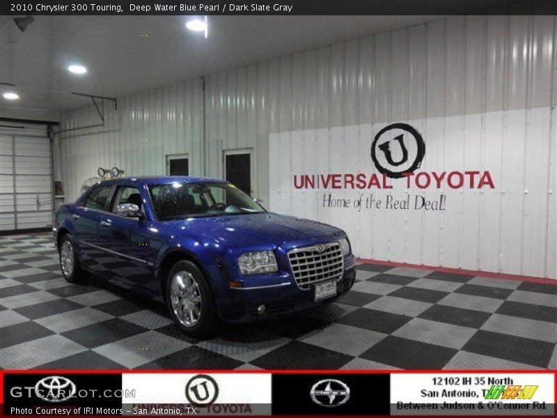 Deep Water Blue Pearl / Dark Slate Gray 2010 Chrysler 300 Touring