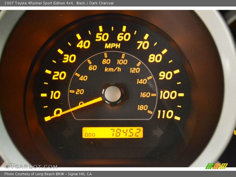 Black / Dark Charcoal 2007 Toyota 4Runner Sport Edition 4x4