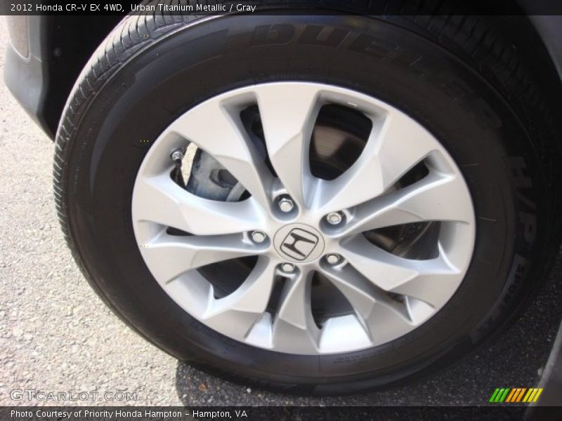 Urban Titanium Metallic / Gray 2012 Honda CR-V EX 4WD