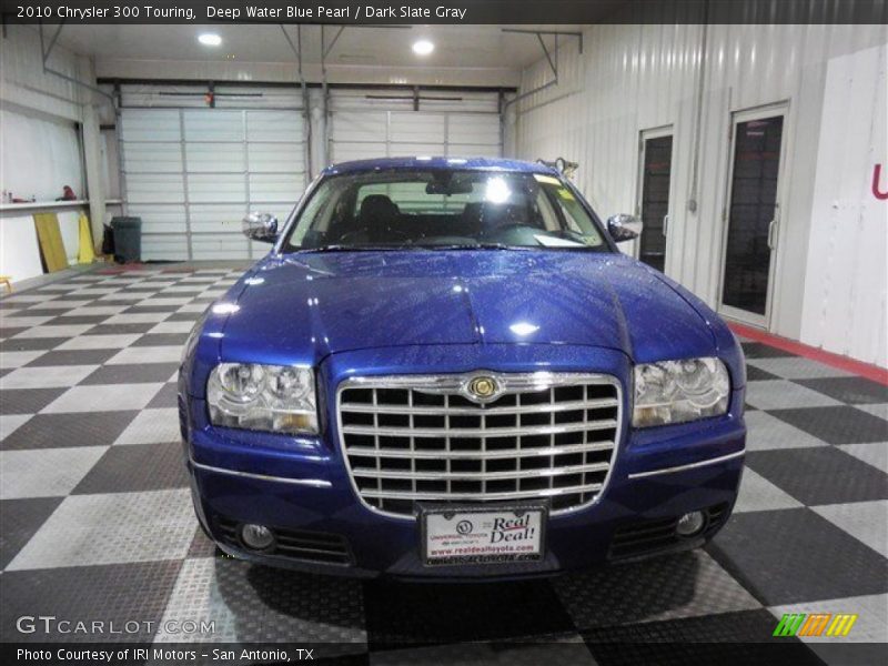 Deep Water Blue Pearl / Dark Slate Gray 2010 Chrysler 300 Touring