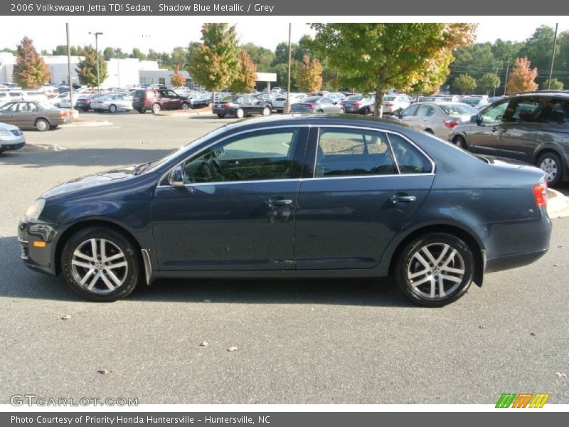 Shadow Blue Metallic / Grey 2006 Volkswagen Jetta TDI Sedan
