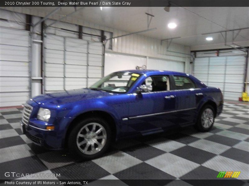 Deep Water Blue Pearl / Dark Slate Gray 2010 Chrysler 300 Touring