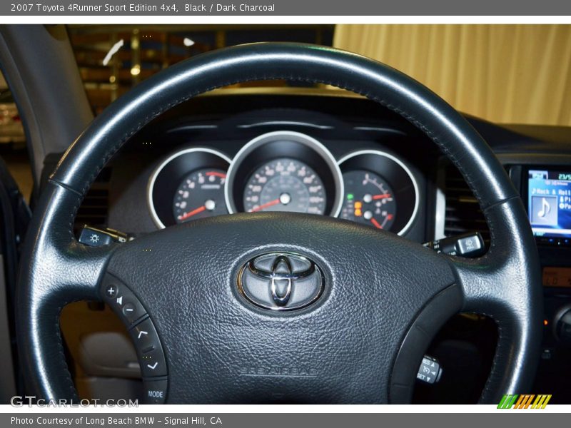 Black / Dark Charcoal 2007 Toyota 4Runner Sport Edition 4x4