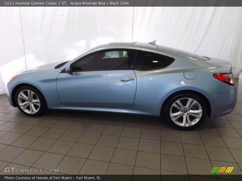 Acqua Minerale Blue / Black Cloth 2011 Hyundai Genesis Coupe 2.0T