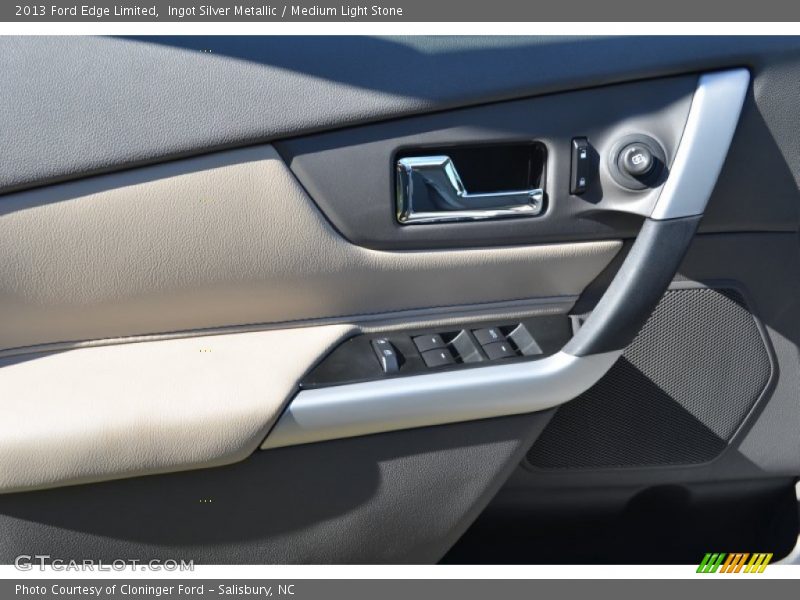 Ingot Silver Metallic / Medium Light Stone 2013 Ford Edge Limited