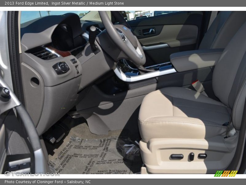 Ingot Silver Metallic / Medium Light Stone 2013 Ford Edge Limited
