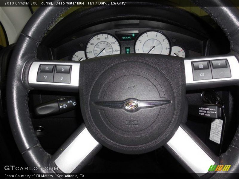 Deep Water Blue Pearl / Dark Slate Gray 2010 Chrysler 300 Touring
