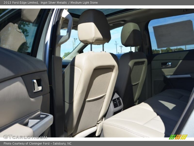 Ingot Silver Metallic / Medium Light Stone 2013 Ford Edge Limited