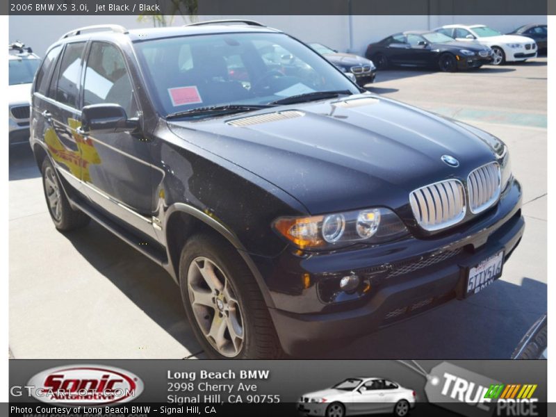 Jet Black / Black 2006 BMW X5 3.0i