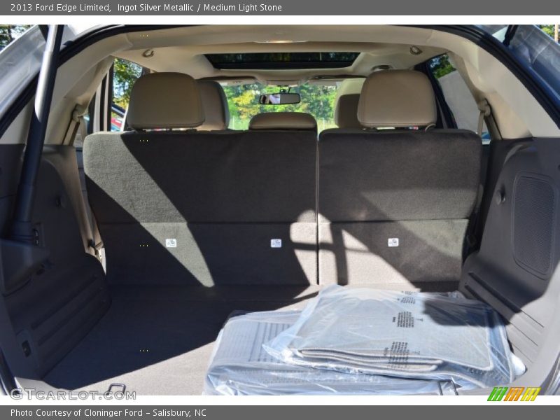 Ingot Silver Metallic / Medium Light Stone 2013 Ford Edge Limited