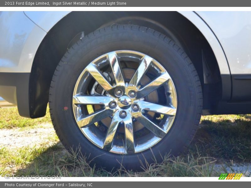 Ingot Silver Metallic / Medium Light Stone 2013 Ford Edge Limited