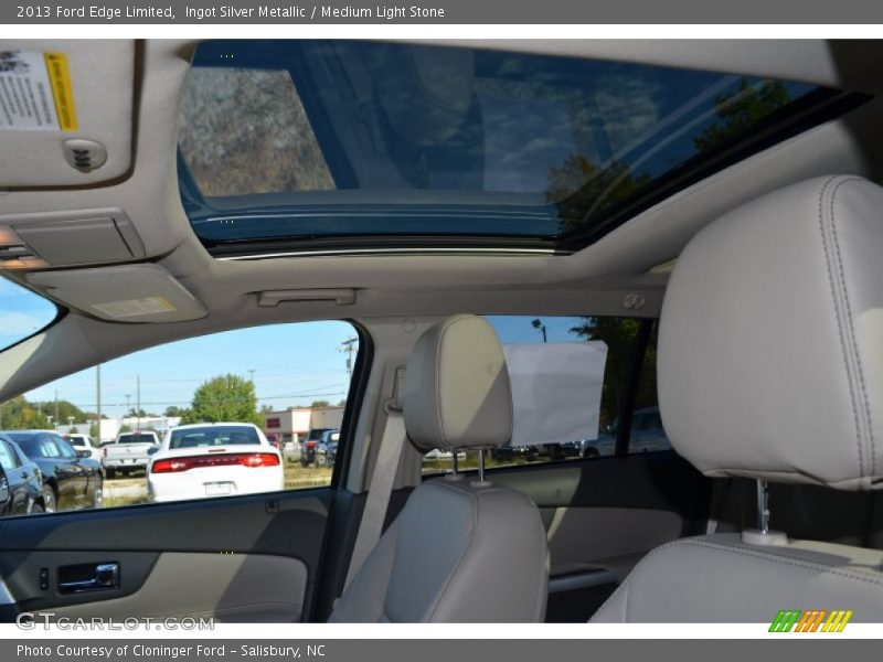 Ingot Silver Metallic / Medium Light Stone 2013 Ford Edge Limited