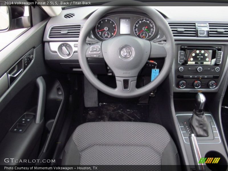Black / Titan Black 2014 Volkswagen Passat 2.5L S