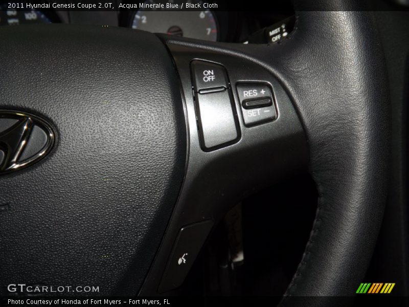 Acqua Minerale Blue / Black Cloth 2011 Hyundai Genesis Coupe 2.0T