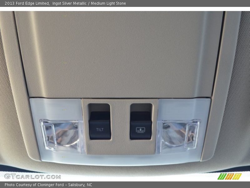Ingot Silver Metallic / Medium Light Stone 2013 Ford Edge Limited