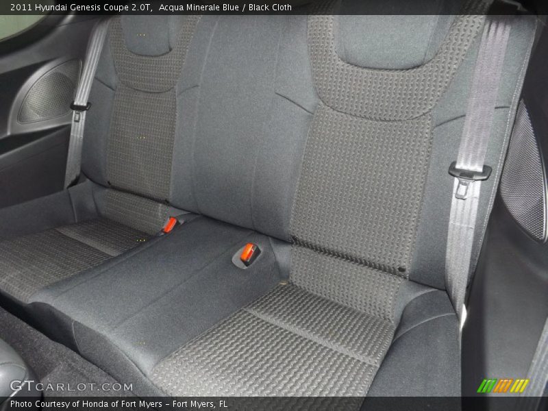 Acqua Minerale Blue / Black Cloth 2011 Hyundai Genesis Coupe 2.0T