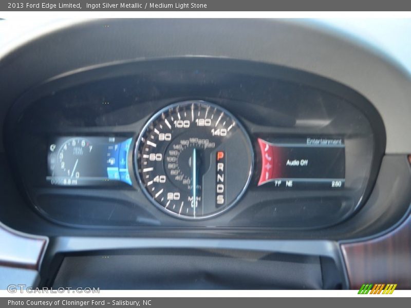 Ingot Silver Metallic / Medium Light Stone 2013 Ford Edge Limited