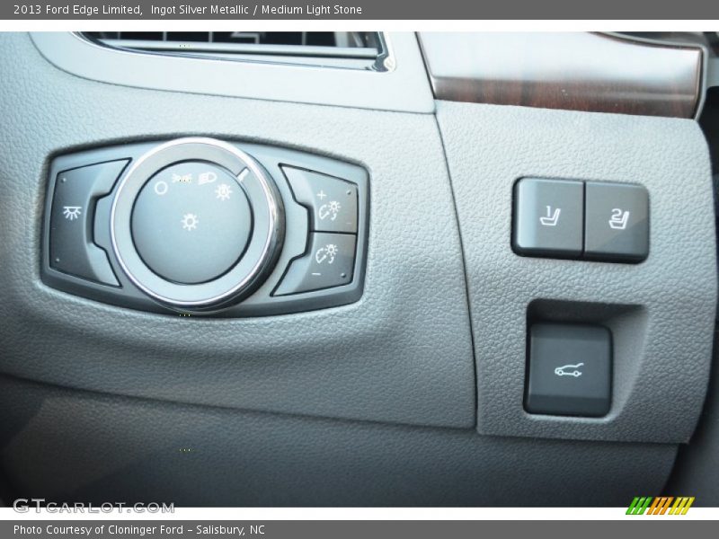 Ingot Silver Metallic / Medium Light Stone 2013 Ford Edge Limited