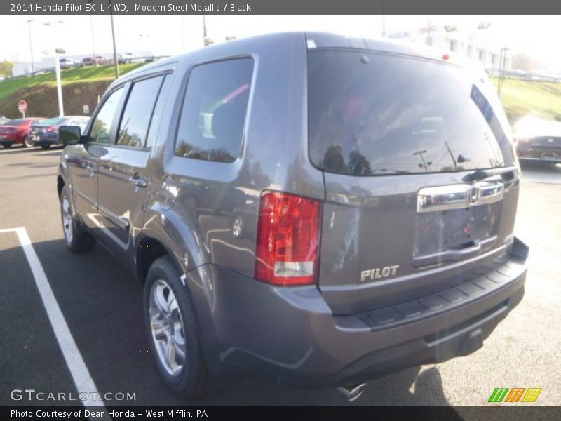 Modern Steel Metallic / Black 2014 Honda Pilot EX-L 4WD