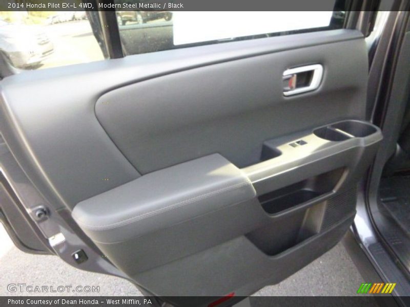 Modern Steel Metallic / Black 2014 Honda Pilot EX-L 4WD
