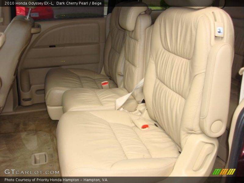 Dark Cherry Pearl / Beige 2010 Honda Odyssey EX-L