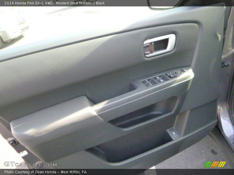 Modern Steel Metallic / Black 2014 Honda Pilot EX-L 4WD