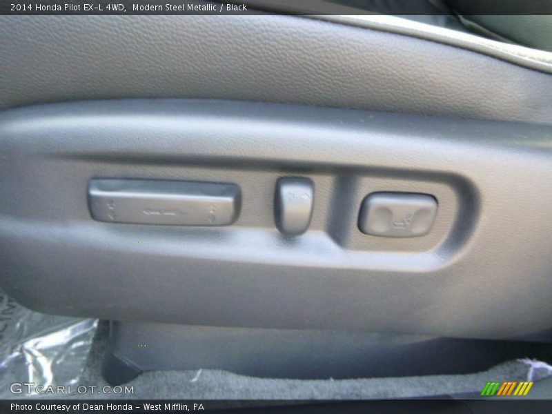 Modern Steel Metallic / Black 2014 Honda Pilot EX-L 4WD