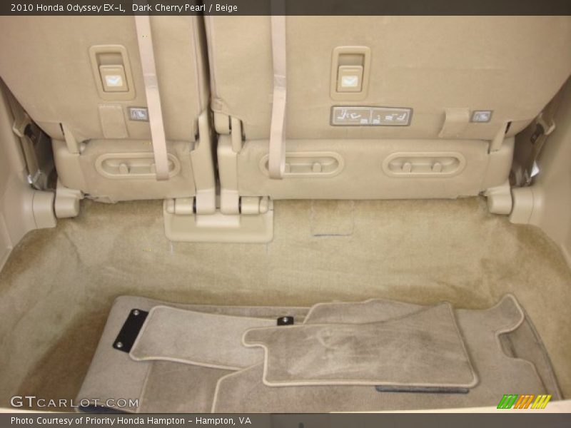 Dark Cherry Pearl / Beige 2010 Honda Odyssey EX-L