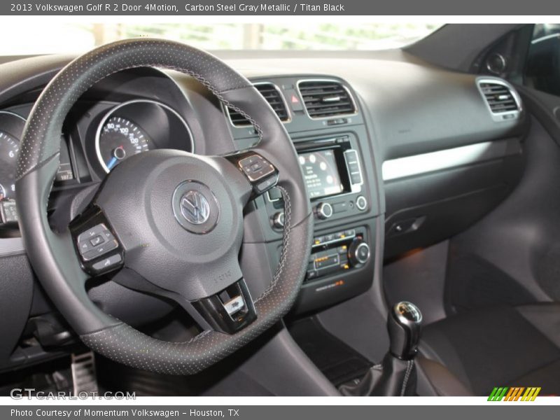 Carbon Steel Gray Metallic / Titan Black 2013 Volkswagen Golf R 2 Door 4Motion