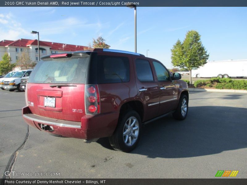 Red Jewel Tintcoat / Cocoa/Light Cashmere 2010 GMC Yukon Denali AWD
