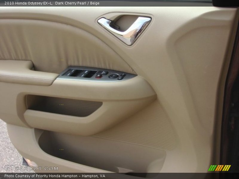 Dark Cherry Pearl / Beige 2010 Honda Odyssey EX-L